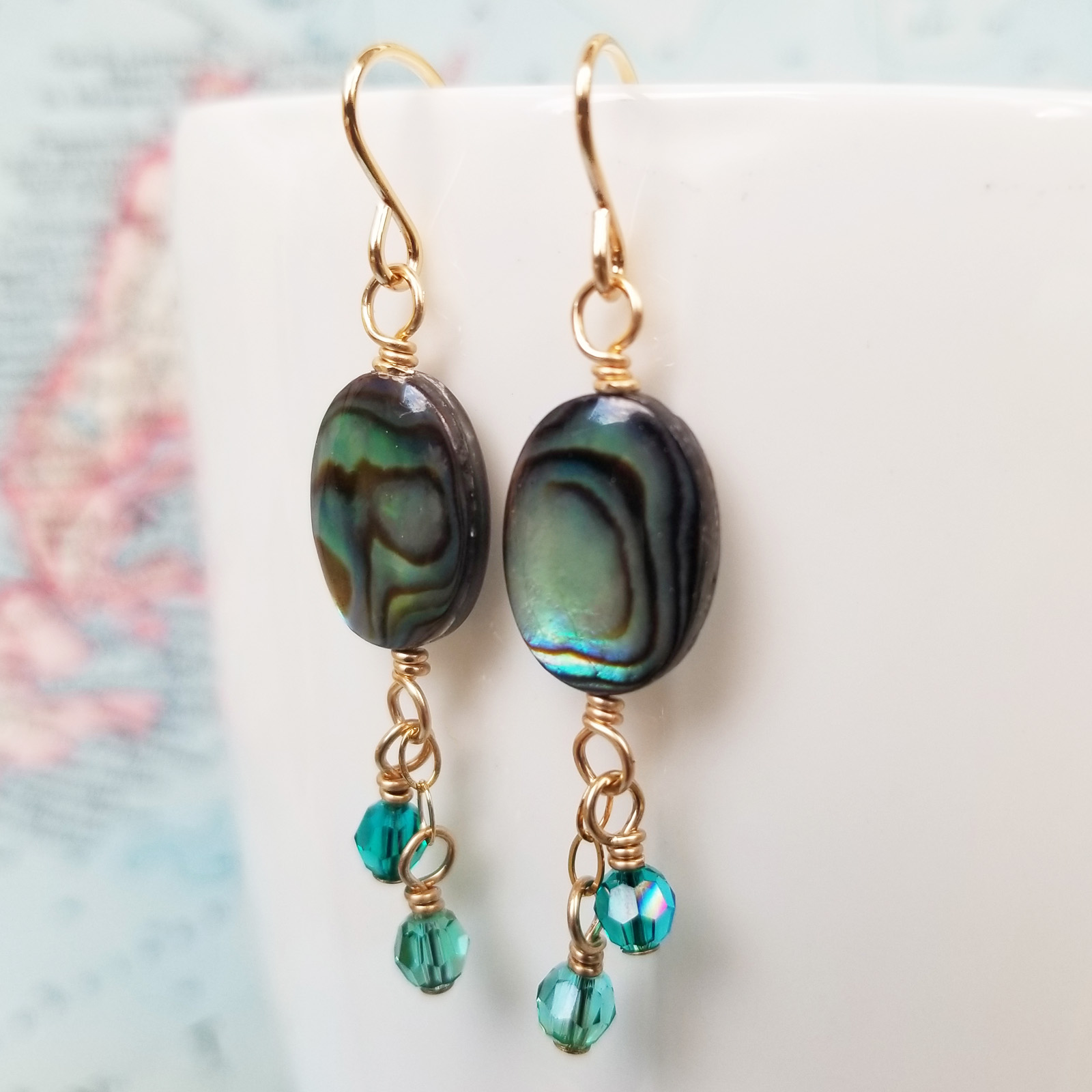 Abalone Gems Earrings